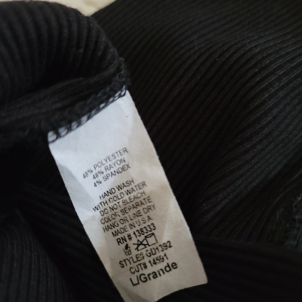 Black Mini Dress L Petite - Picture 5 of 8